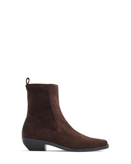 Madewell Brown The Idris Ankle Boot