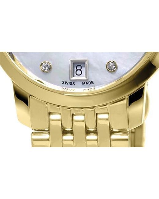 Frederique Constant Metallic Classic Slimline Diamond Bracelet Watch, 30Mm for men