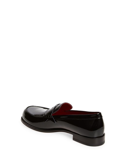 Christian Louboutin Black Mocloon Penny Loafer for men