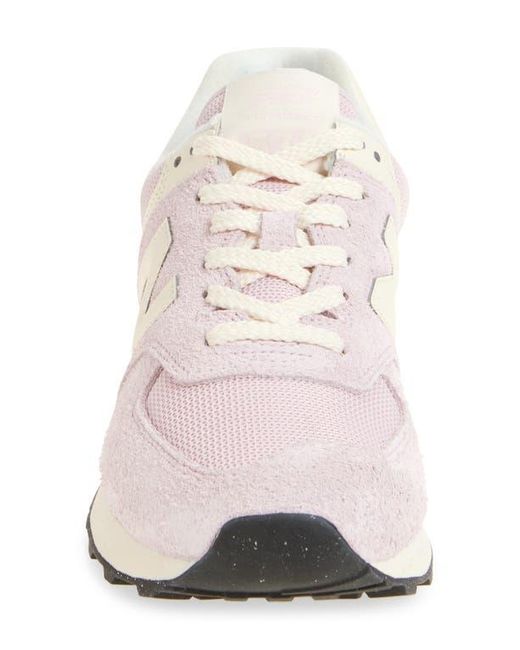 New Balance White 574 Sneaker