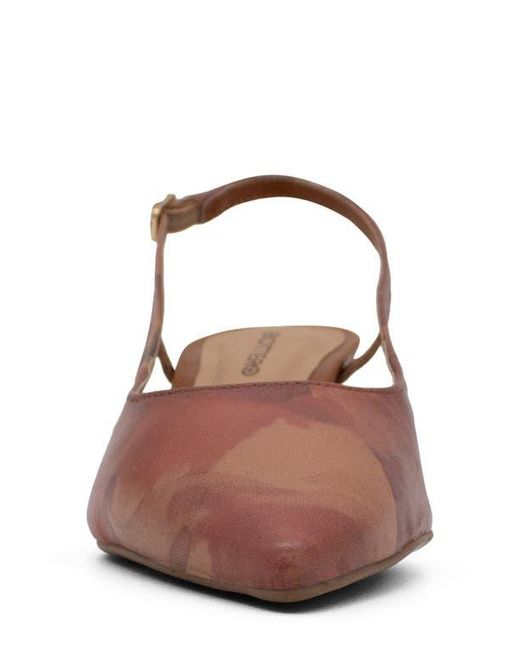 BOTTER Brown Botolivia Legacy Pointed Toe Slingback Pump
