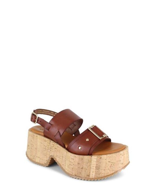 Zigi Brown Belixy Platform Sandal