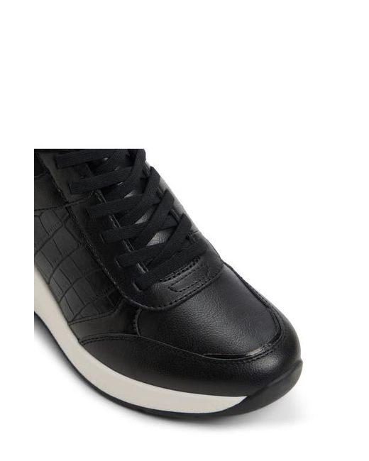 ALDO Black Iconistep Wedge Sneaker