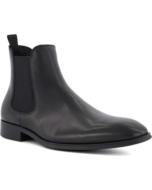Dune Black Mandatory Chelsea Boot for men