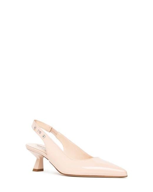 Nero Giardini Pink Pointed Toe Slingback Pump