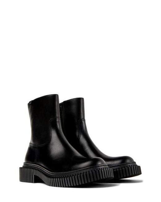 Camper Black Pix Berlin Zip Boot for men