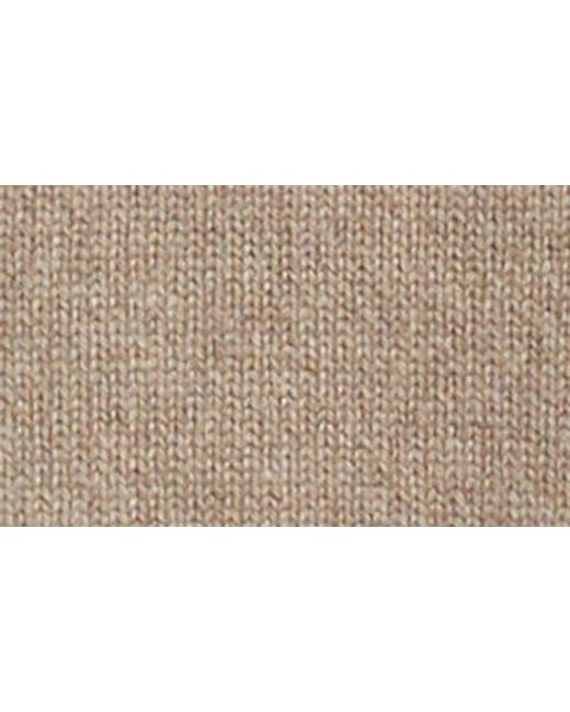Bottega Veneta Brown Classic Cashmere Blend V-Neck Cardigan With Intrecciato Leather Elbow Patches for men