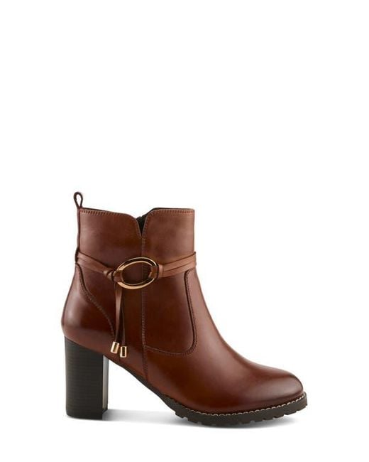 Spring Step Brown Gyanna Bootie
