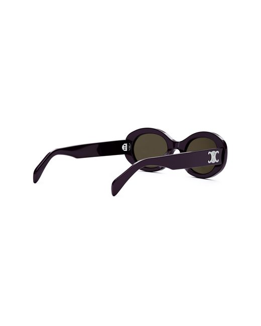 CELINE Triomphe 52MM Oval Sunglasses in 2023