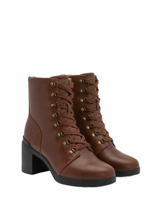 ABEO Brown Metropolis Lace Boot