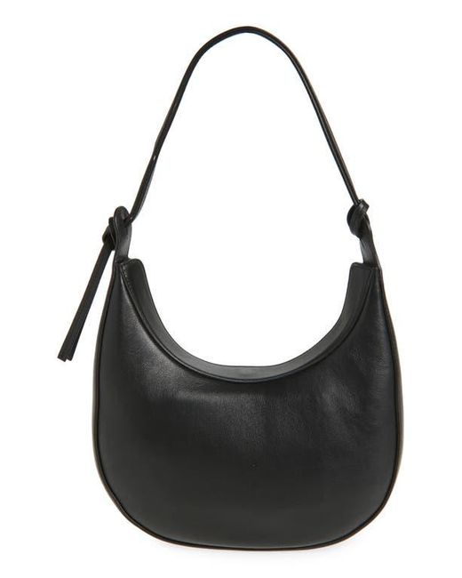 Reformation Black Medium Rosetta Shoulder Bag