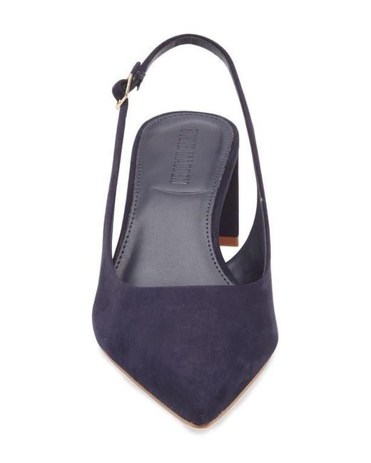 Steve Madden Blue Robyn Pointed Toe Slingback Pump