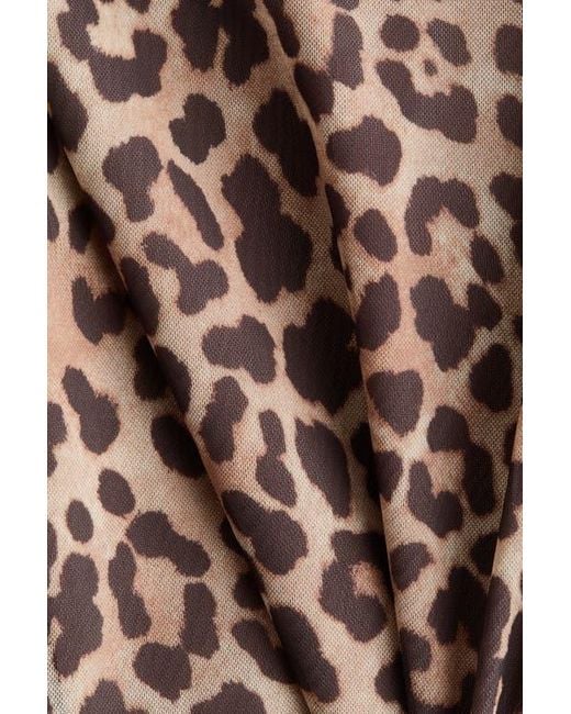 H&M Brown Mesh Pull-On Trousers