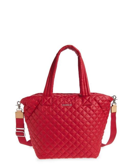 MZ Wallace Red Medium Metro Deluxe Tote