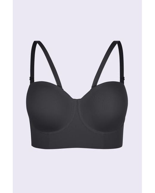 Shapellx Black Strapless Convertible Underwire Bra Full Coverage