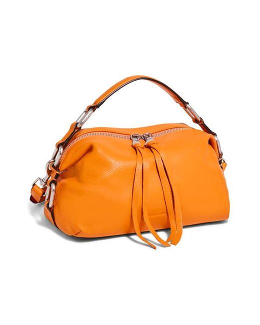 Aimee Kestenberg Orange Dumpling Leather Top Handle Bag