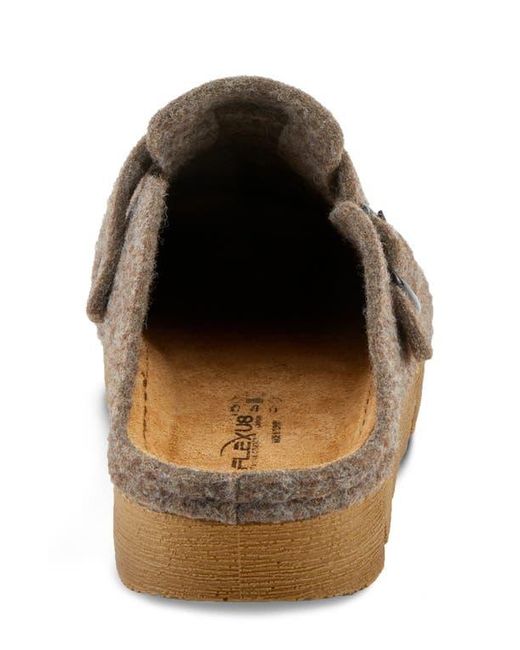 Flexus by Spring Step Brown Clogger Mule