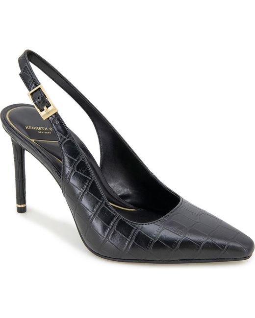 Kenneth Cole Black Quinnly Slingback Pump