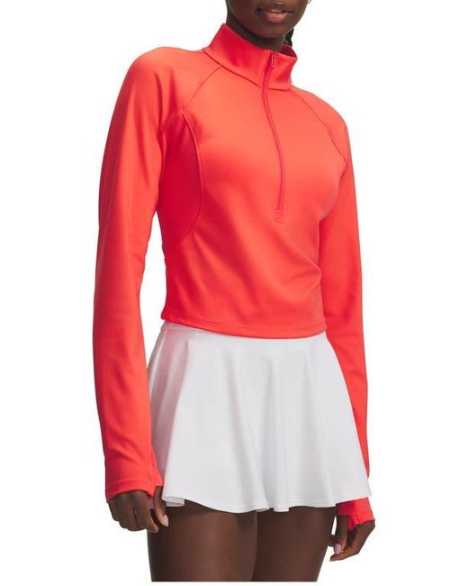 Under Armour Red Merdian Half Zip Pullover