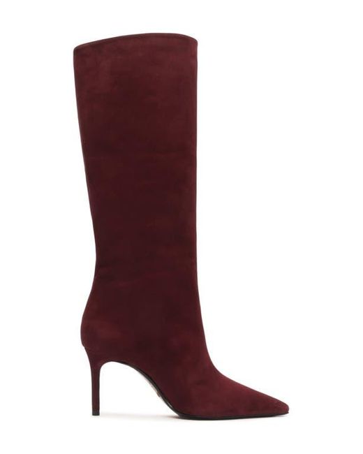 SCHUTZ SHOES Red Ellen Up Pointed Toe Boot