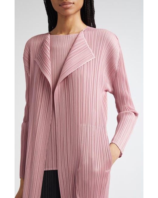 Pleats Please Issey Miyake Pink Monthly Colors September Pleated Coat
