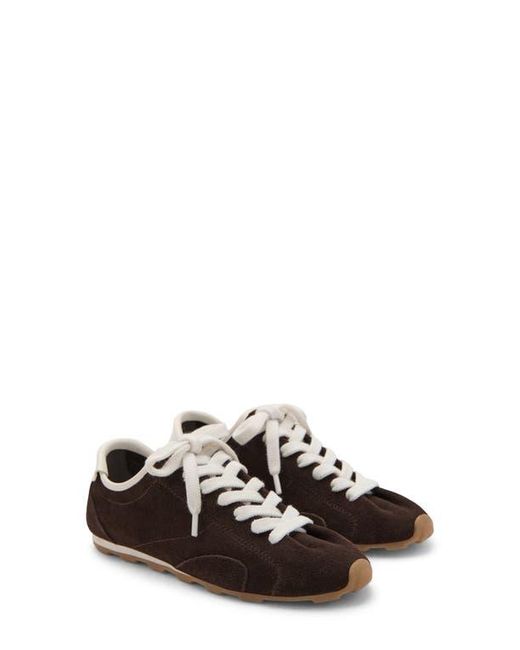 Mango Black Contrast Suede Sneaker