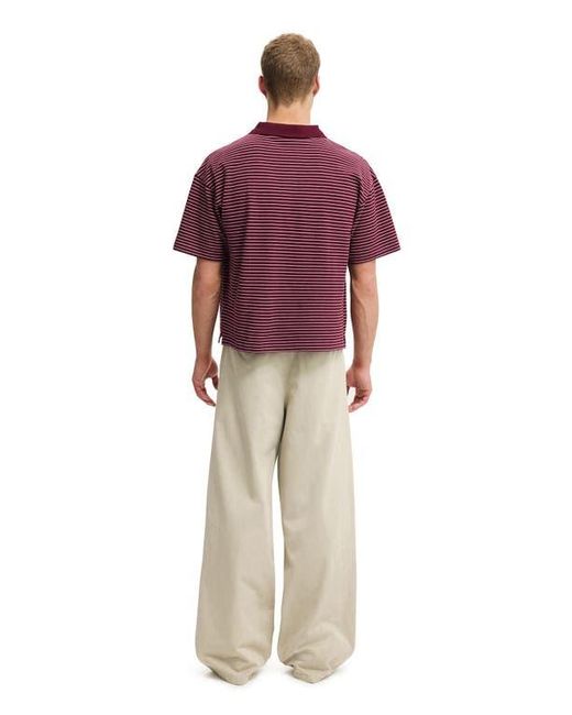 Cotton On Natural Super Baggy Pleated Pant for men