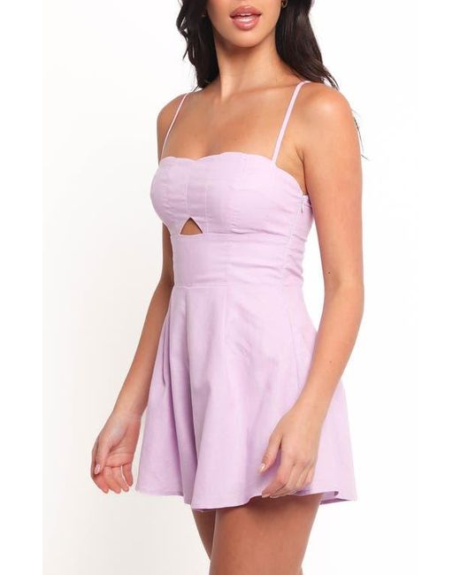 Petal & Pup Pink Rycee Cutout Linen & Cotton Romper