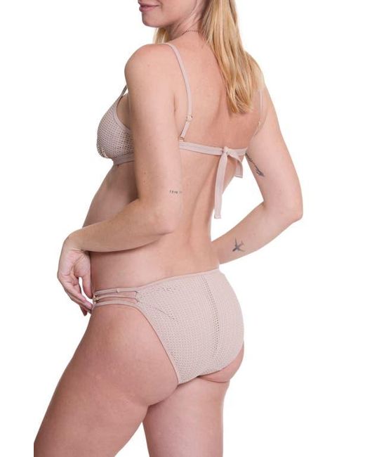 Cache Coeur Pink Milos Triangle Maternity Bikini