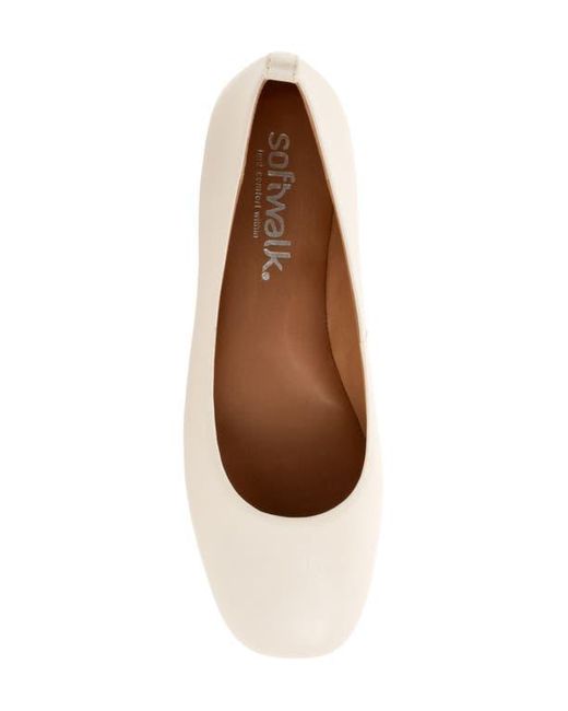 Softwalk® White Kiris Flat