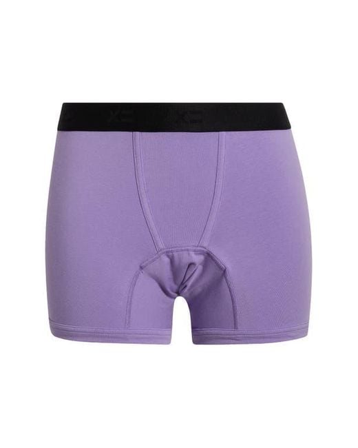 TOMBOYX Purple First Line Stretch Cotton Period 4.5-Inch Trunks