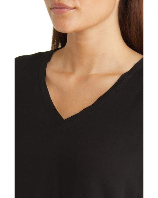 Bella Dahl Black V-neck Top