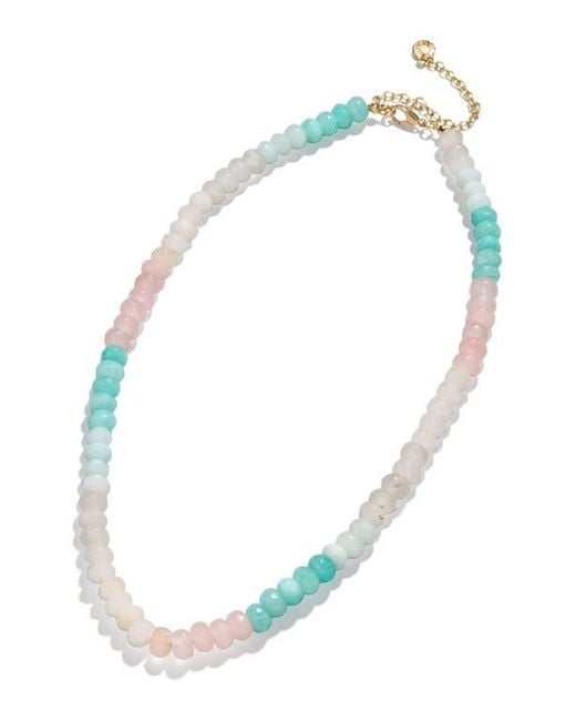 BaubleBar Blue Semiprecious Beaded Necklace