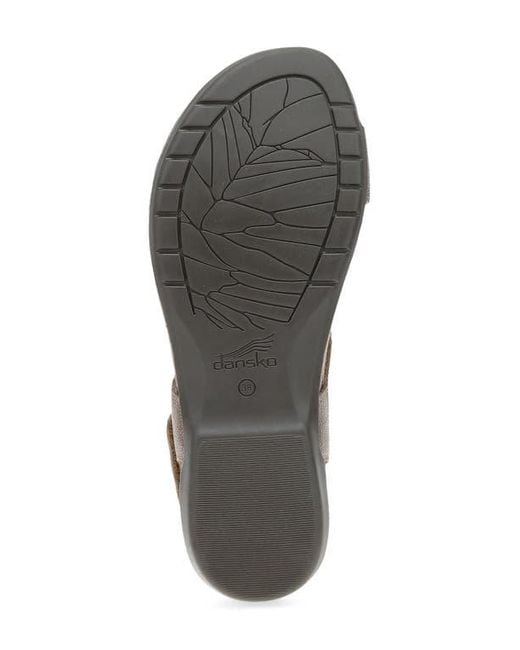 Dansko Brown Reece Sandal