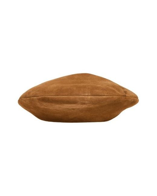 Reformation Brown Rhea Suede Hobo Bag