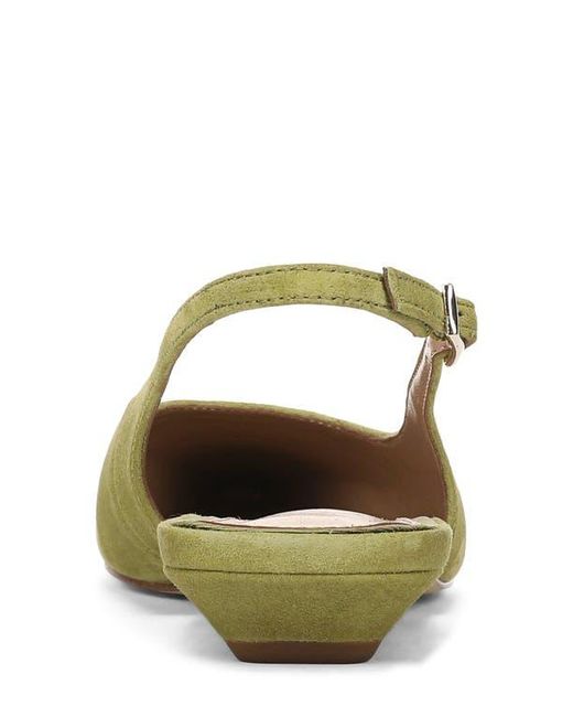 Sam Edelman Green Netty Slingback Pointed Toe Flat