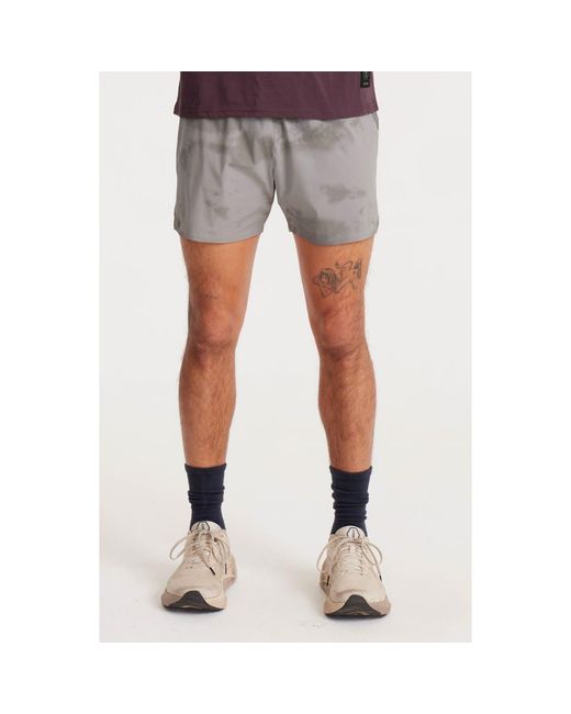 Roark Gray Alta 5 Drawstring Shorts for men