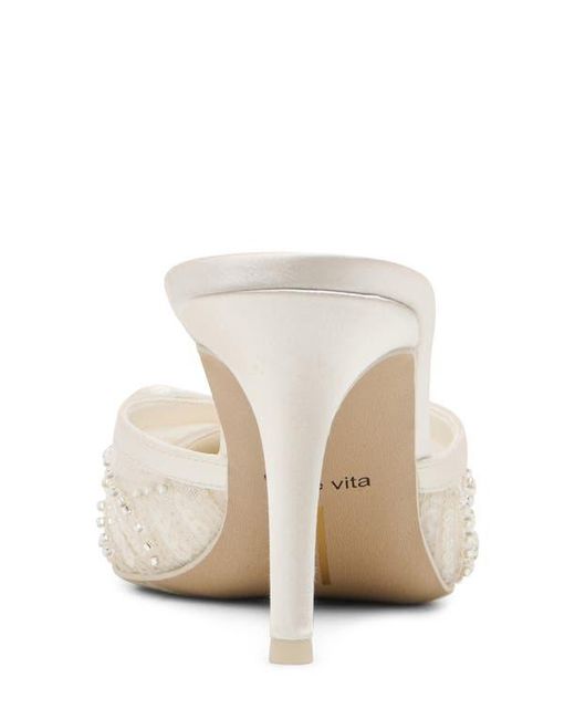 Dolce Vita White Emit Pointed Toe Pump