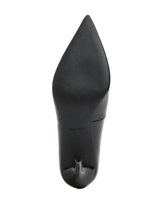 Open Edit Black Demetra Pointed Toe Pump