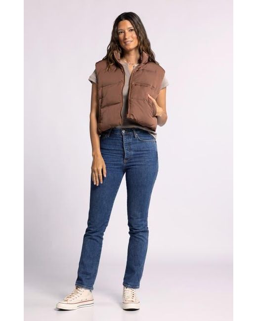Thread & Supply Blue Issey Puffer Vest