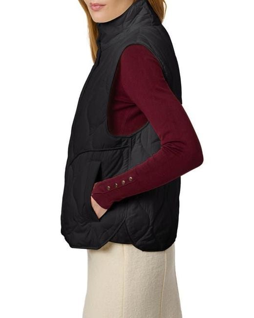 Bernardo Black Beekman Quilted Puffer Vest