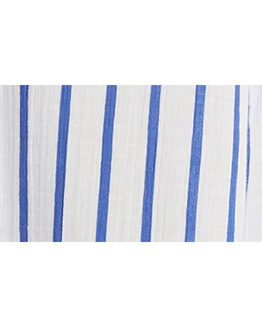 Sea Level Blue Amalfi Day Cotton Gauze Cover-up Slipdress