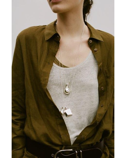 Mango Green Linen Button-Up Shirt