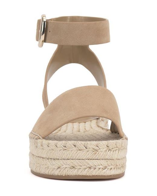 Vince Camuto Natural Darna Ankle Strap Platform Sandal