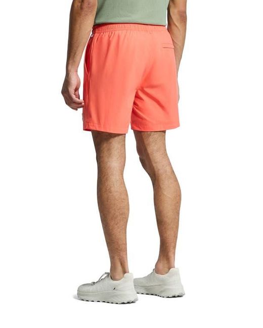 Psycho Bunny Red Samos Hydrochromic Swim Trunks for men