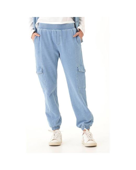 Threads For Thought Blue Daphne Denim Joggers
