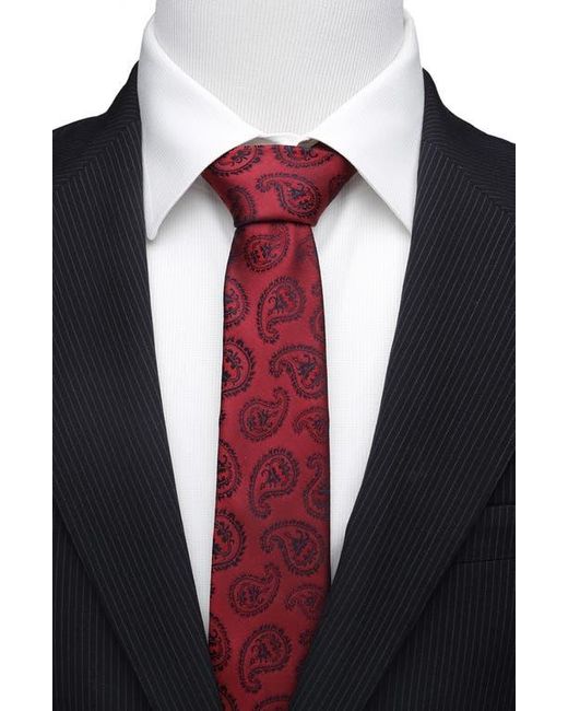 Cufflinks Inc. Red Batman Paisley Silk Tie for men