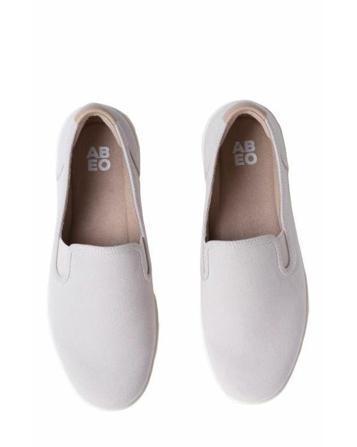 ABEO White Encore Slip On Sneaker