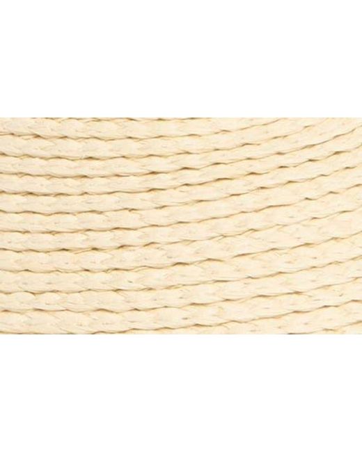 Nordstrom Natural Adjustable Woven Straw Visor