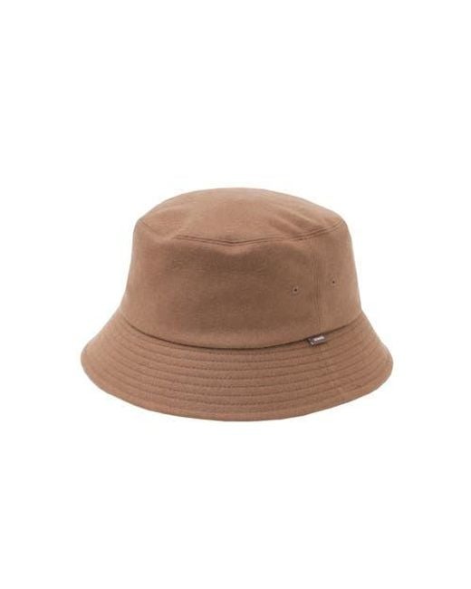 vowels Brown Bucket Hat for men